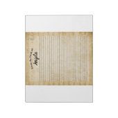 音楽パーソナライズされた愛好家のためのメモ帳。 ノートパッド (回転)