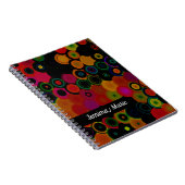 音楽パーソナライズされた誌 ノートブック (右側)