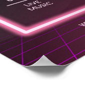 音楽パーティの招待状、パーティーナイトフライヤー ポスター (角)