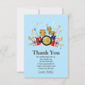 音楽パーティーギタードラムセットミュージカル 招待状 (正面)