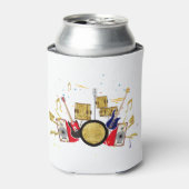 音楽パーティーギタードラムセットミュージカル 缶クーラー (缶正面)