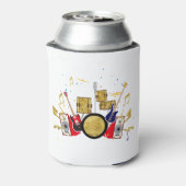 音楽パーティーギタードラムセットミュージカル 缶クーラー (缶裏面)