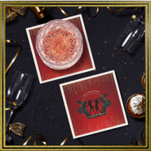 音楽パーティーモダンカラオケ誕生日紙ナプキンス