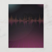 音楽パーティー招待状, パーティーナイトのチラシ チラシ (裏面)