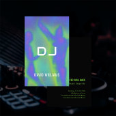 音楽パーティーDJsシンガーソングライタープロフェッショナル 名刺