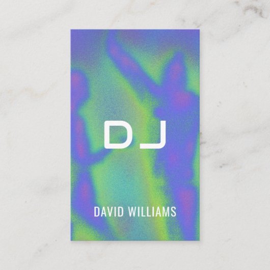 音楽パーティーDJsシンガーソングライタープロフェッショナル 名刺 (正面)