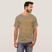音楽ヒッピーフレンド Tシャツ (正面フル)