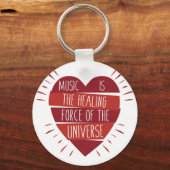 音楽ヒーリング キーホルダー (正面)
