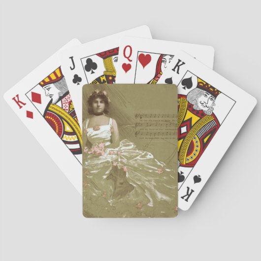 音楽ビクトリアン トランプ (裏面)