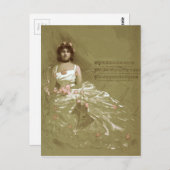 音楽ビクトリアン ポストカード (正面/裏面)