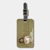 音楽ビクトリアン ラゲッジタグ (正面縦)