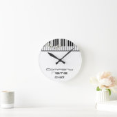 音楽ビジネステーマ ラウンド壁時計 (ホーム)