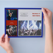 音楽ビジネス多くの写真サンプルカタログ チラシ (手)