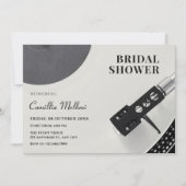 音楽ビニルブライダルシャワー 招待状