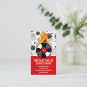 音楽ビニール炎 名刺 (スタンド正面)