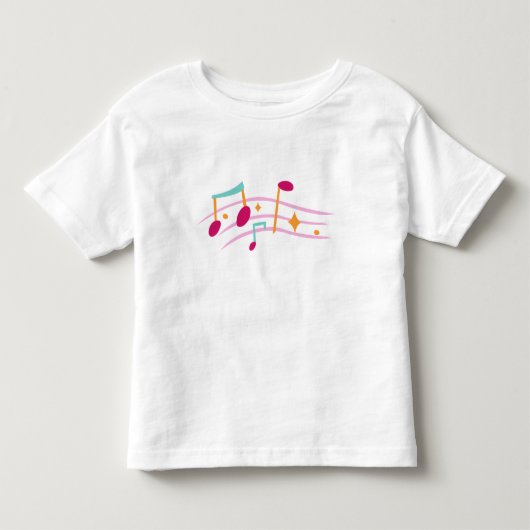 音楽ビブス トドラーTシャツ (正面)