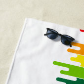 音楽ビーチタオル ビーチタオル (インサイチュ)