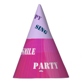 音楽ビートレッドパーティーハット パーティーハット