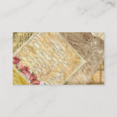 音楽ピアノのレッスンの名刺 名刺 (裏面)