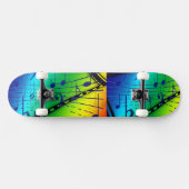 音楽ピアノ鍵ノートの先生の運命の楽器 スケートボード (横)