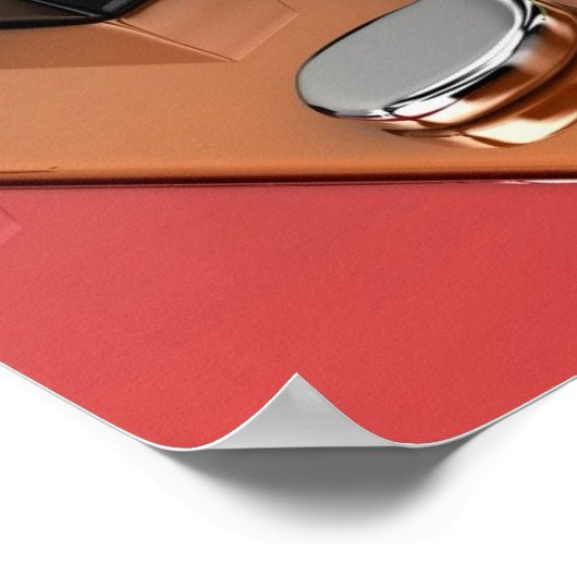 音楽ピアノ ポスター (角)