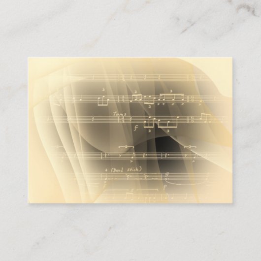 音楽ピアノ 名刺 (裏面)