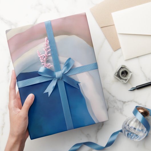 音楽ピンクとブルーby O'Keefe ラッピングペーパー (ギフト)