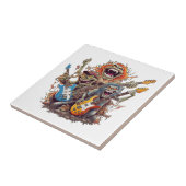 音楽ファンのためのロックンロールのモンスター タイル (側面)