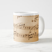 音楽ファンのための素晴らしいマグカップ ジャンボコーヒーマグカップ (正面右)