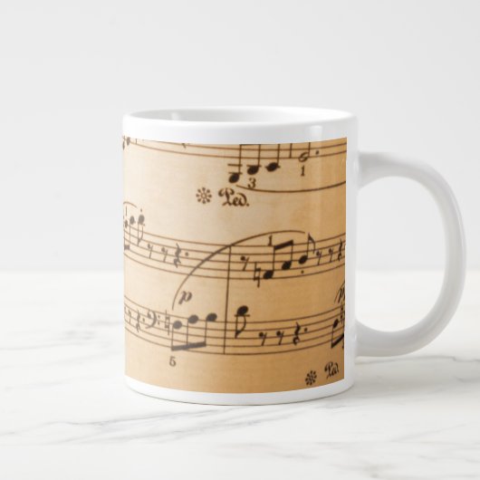 音楽ファンのための素晴らしいマグカップ ジャンボコーヒーマグカップ (右)