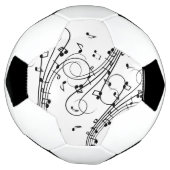 音楽ファンシーデザイン サッカーボール (回転)