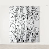 音楽ファンシーノート タペストリー (正面)