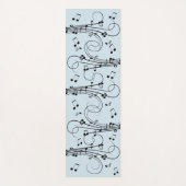 音楽ファンシーノート ヨガマット (正面)