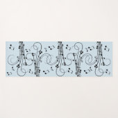 音楽ファンシーノート ヨガマット (正面(横))