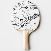 音楽ファンシーノート 卓球ラケット (裏面)