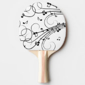 音楽ファンシーノート 卓球ラケット (正面)