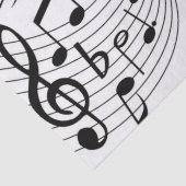 音楽ファンシーノート 薄葉紙 (詳細)