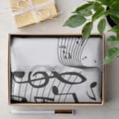 音楽ファンシーノート 薄葉紙 (ギフト)