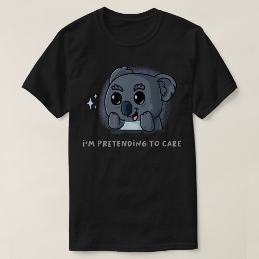 音楽ファン気にのおたくKoを内向きにするふりをしている Tシャツ (デザイン正面)