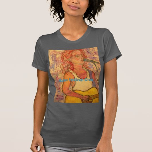 音楽フェスティバルクルー Tシャツ (正面)