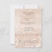 音楽フェスティバルコンサートナイトズビップシャンペーングリッター 招待状 (裏面)