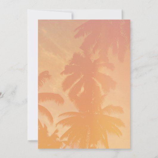 音楽フェスティバルサマーフェリスホイール誕生日 招待状 (裏面)