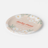 音楽フェスティバルデイジーヒッピー紙プレート ペーパープレート (アングル)