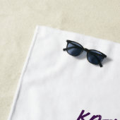 音楽フェスティバルバチェロレッテ週末 ビーチタオル (インサイチュ)