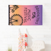 音楽フェスティバルパーティーバナー 横断幕 (インサイチュ)