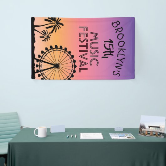 音楽フェスティバルパーティーバナー 横断幕 (トレードショー)