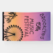 音楽フェスティバルパーティーバナー 横断幕 (横)