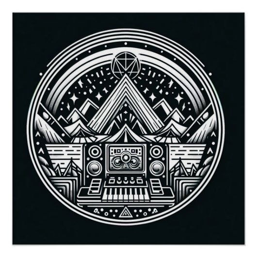 音楽フェスティバルポスター ポスター (正面)