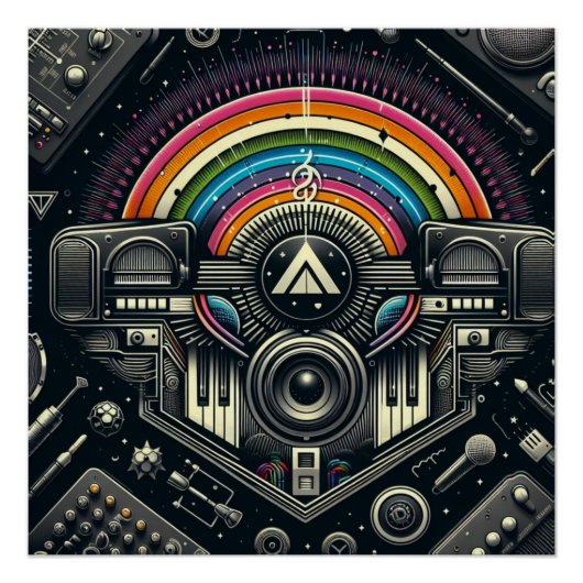 音楽フェスティバルポスター ポスター (正面)