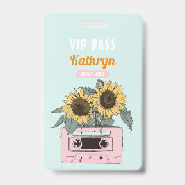 音楽フェスティバル誕生日パーティーVIP バッジ